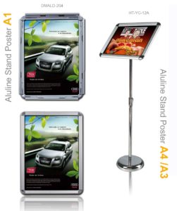 stand poster A4